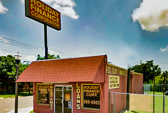 Holiday Finance location in Mission, Texas